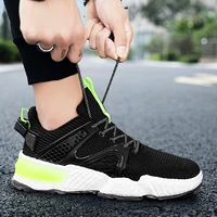 2021 mens casual shoes thick bottom high elastic breathable lightweight lace up outdoor sports casual shoes