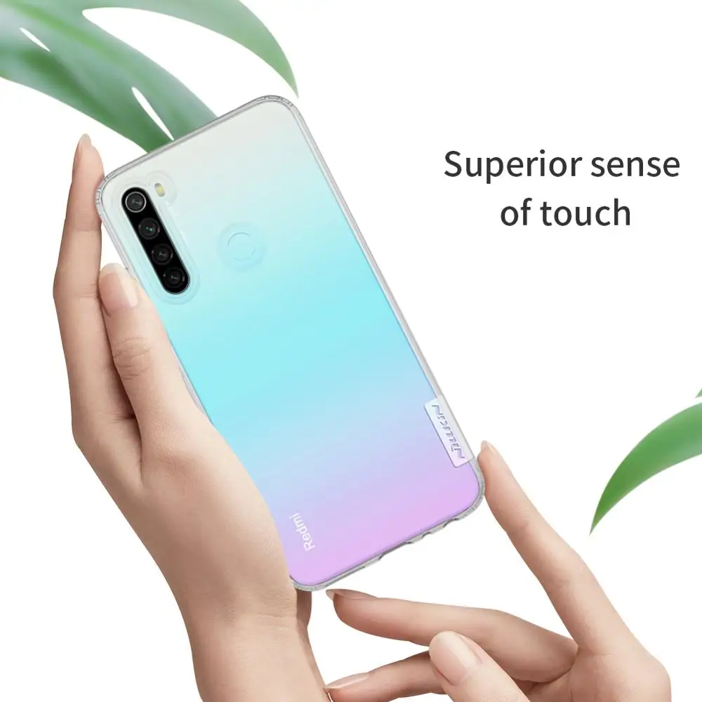 Чехол из ТПУ для Xiaomi Redmi Note 8 NILLKIN Nature прозрачный Ультратонкий чехол мягкий