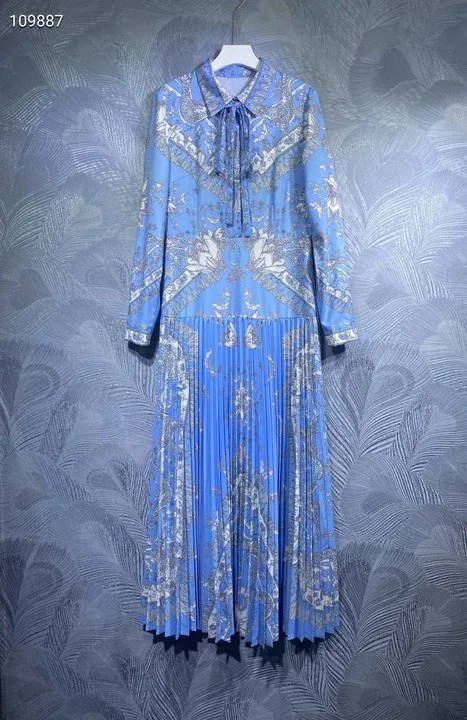 

2021 Turn-down Collar Floor-Length Dress Dress Elegant Dress for Women Women Dress French Dress Women