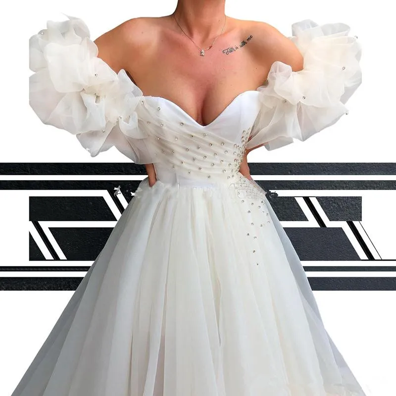 Вечерние платья с открытыми плечами в Дубае для выпускного вечера бисером 2019