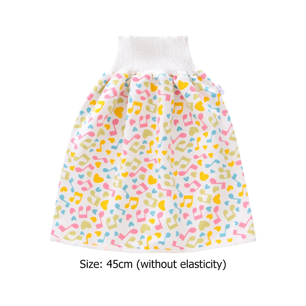

Kids Urine-proof Bed Skirt Pants Training Skirt Children Diaper Skirt Cartoon Leak-proof Mattress Breathable Cotton