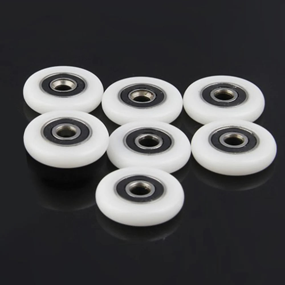 10PCS 23mm/25mm/27mm Bath cabinet door rollers wheel shower room accessories bearing roller | Обустройство дома