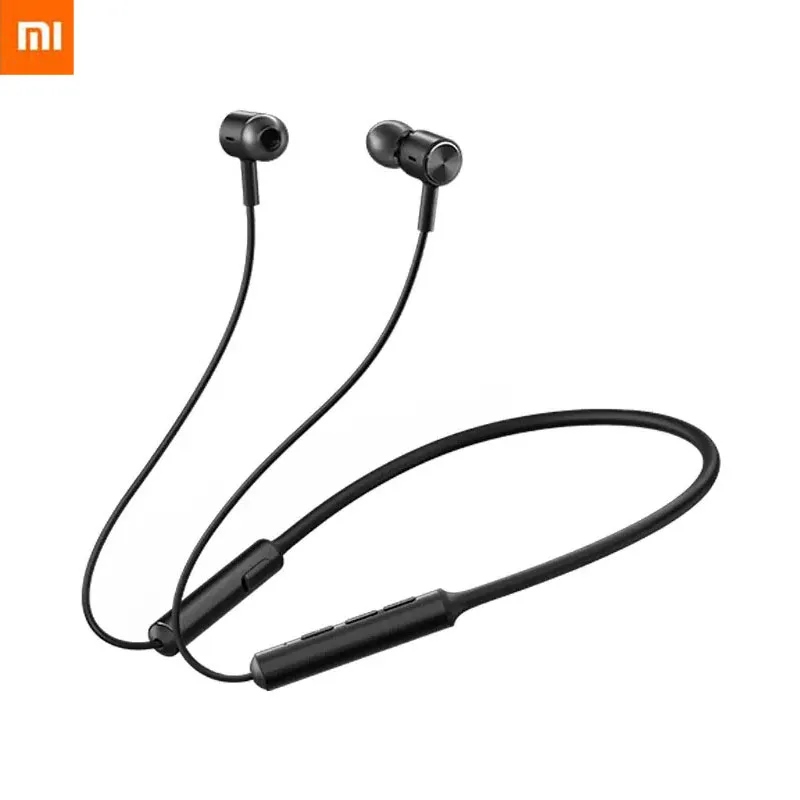 

Оригинальные беспроводные Bluetooth-наушники Xiaomi, гарнитура с креплением на шею, спортивные музыкальные наушники-вкладыши с креплением на шею