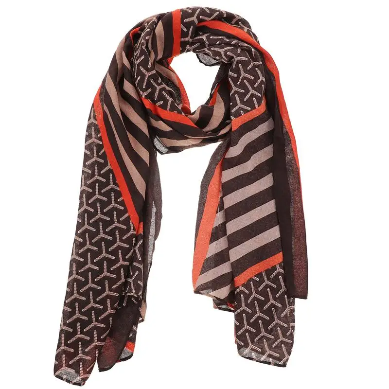 

1 Pc Women Scarf Graceful Cotton Linen Scarf Elegant Women Shawl Chic Scarf