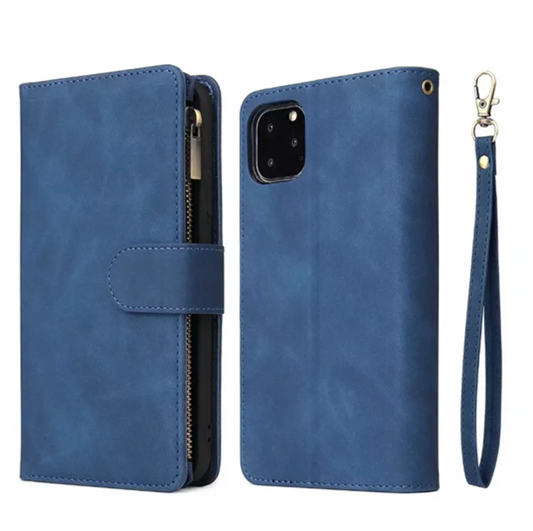 Кошелек на молнии чехол для iPhone 11 Pro Max чехол Роскошный кожаный чехол для iPhone X XR XS Max 6 6s 7 8 Plus Fundas телефон Coque Capa