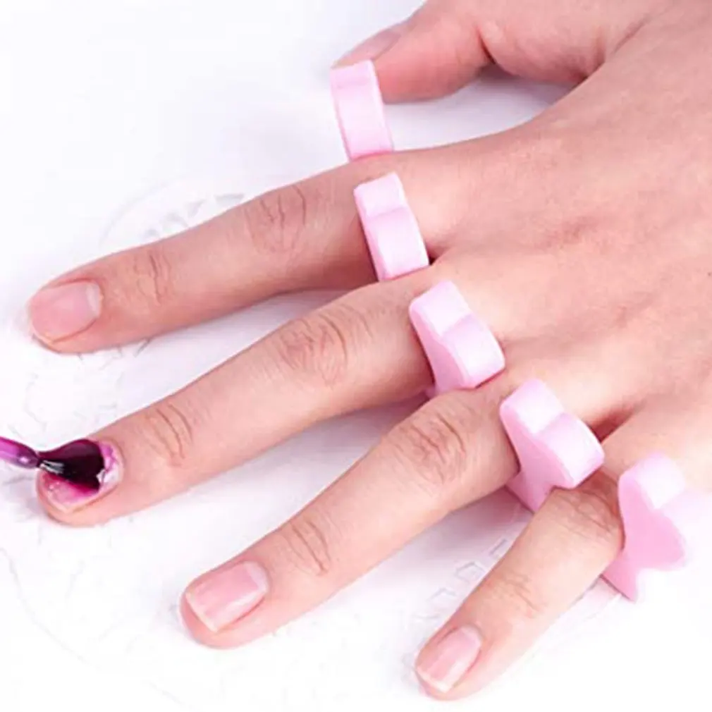 

Soft Foam Sponge Finger Dividers Spacer Nail Art Manicure Pedicure Tools Polish Paint Manicure Finger Dividers