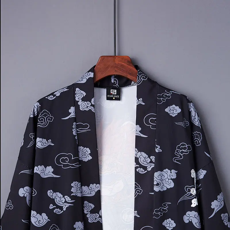 Кимоно Geskeey женское в японском стиле пикантный Тонкий Свободный кардиган с