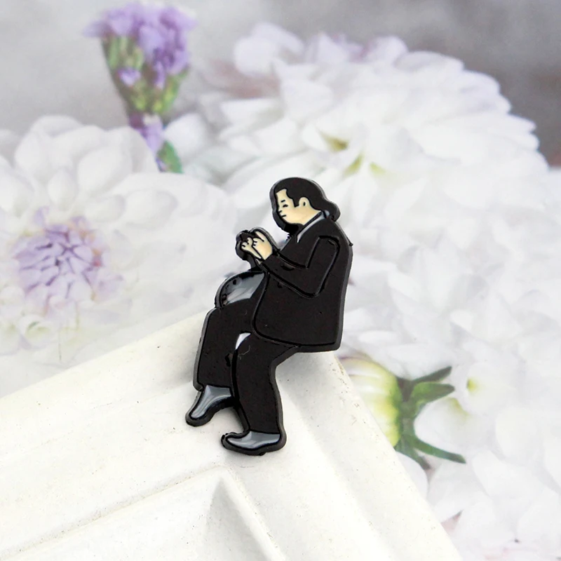 Эмалированные булавки в комплекте фигура танца броши для рубашки воротник и