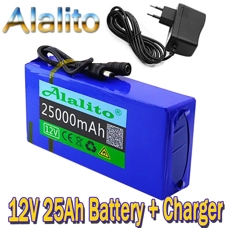 Высококачественная суперперезаряжаемая портативная литий ионная батарея 12 В