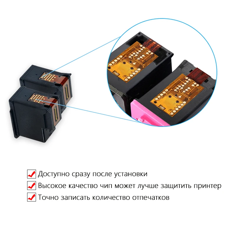 

GraceMate 27 28 Refilled Ink Cartridge Replacement for HP 27 28 XL for HP Deskjet 450 450CI 5550 3420 3520 3550 3650 Printer