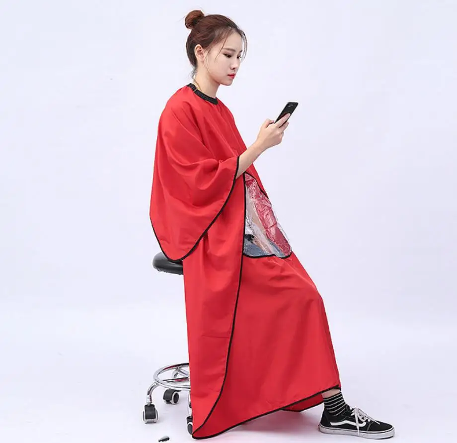 Профессиональный парикмахерский воротник водонепроницаемый ПВХ краска для