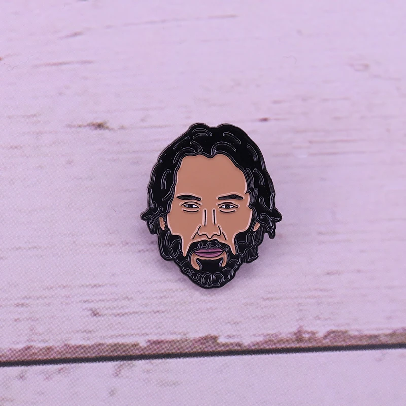 Keanu Reeves отворот штырь Джон Вик вентиляторы для фильмов коллекционер