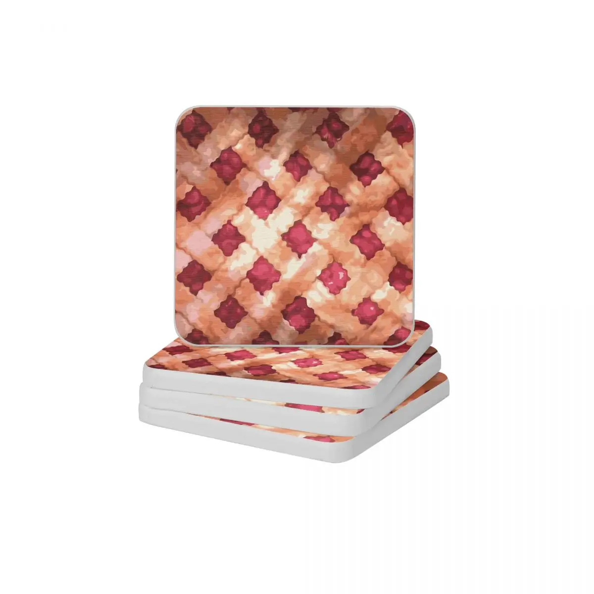 

Cherry Pie Curtain Waitress The Musical Natural Diatomite Square Round Coaster Resistant Water Cup Bonsai Mat Soap Pad 10x10cm