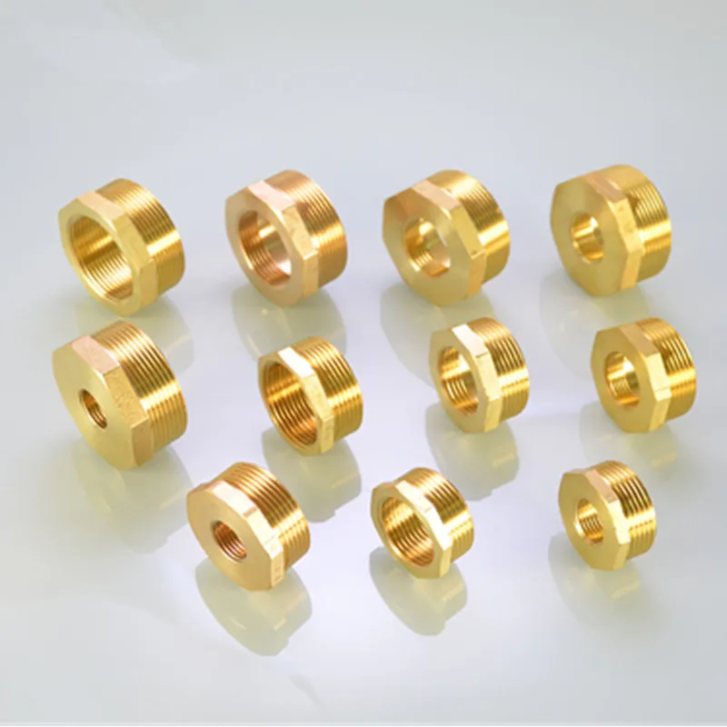 Латунная шестигранная редукция трубной фитинг 1/8 1/4 3/8 1/2 3/4 F к M резьбовой редуцирующий медный адаптер соединитель для воды и газа.