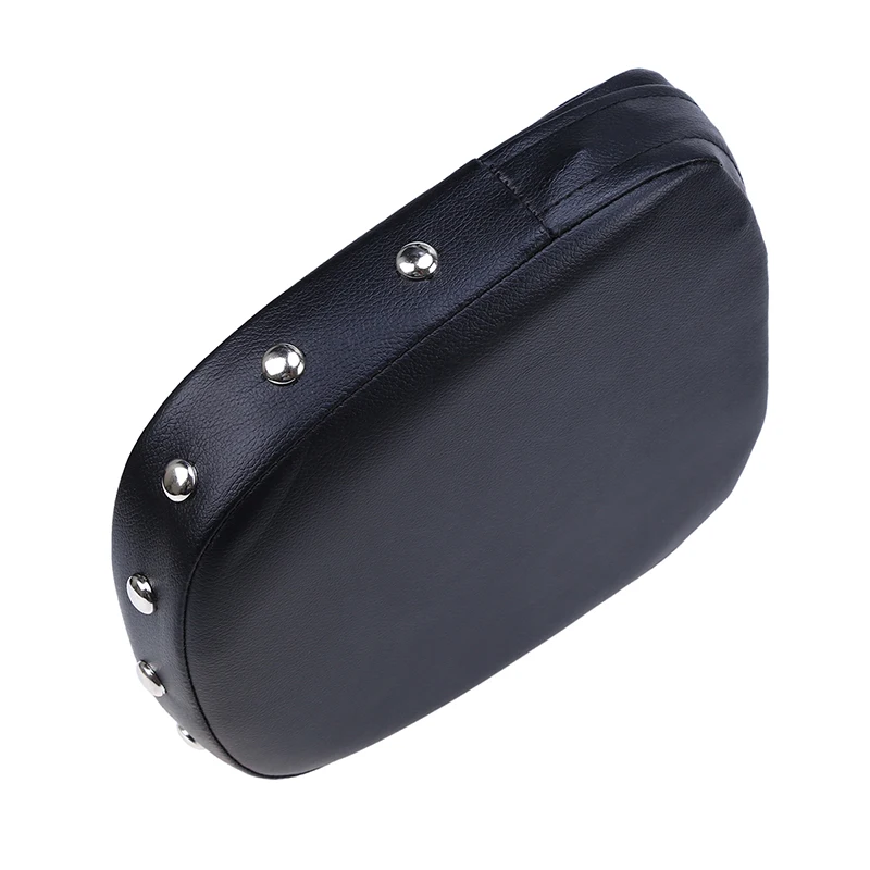 Подушка POSSBAY для спинки мотоцикла с заклепками из синтетической кожи Harley Chopper Cruiser