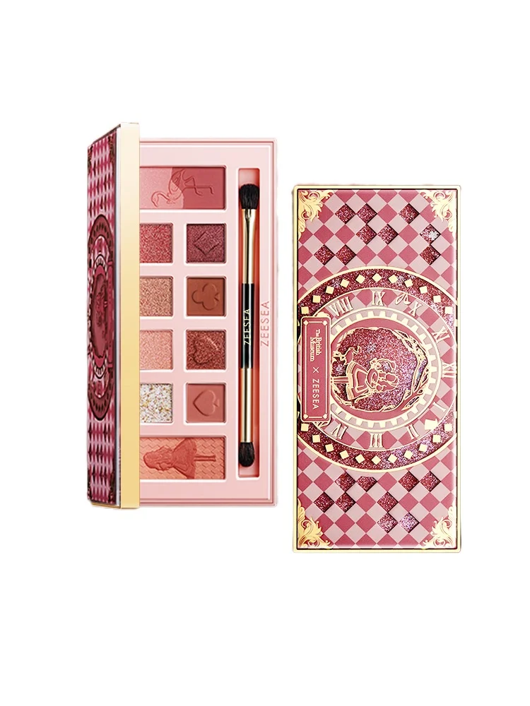 

Тарелка для теней для век CY ZEESEA с изображением сказочного сыпучего песка, Двенадцать цветов, блестящая пудра, мерцающая, водонепроницаемая, с супер вспышкой, бесплатная доставка