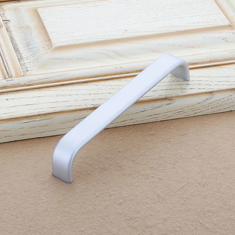 KK & FING 1 шт. дверные ручки из оксида алюминия простые для ящиков спальни гардероба