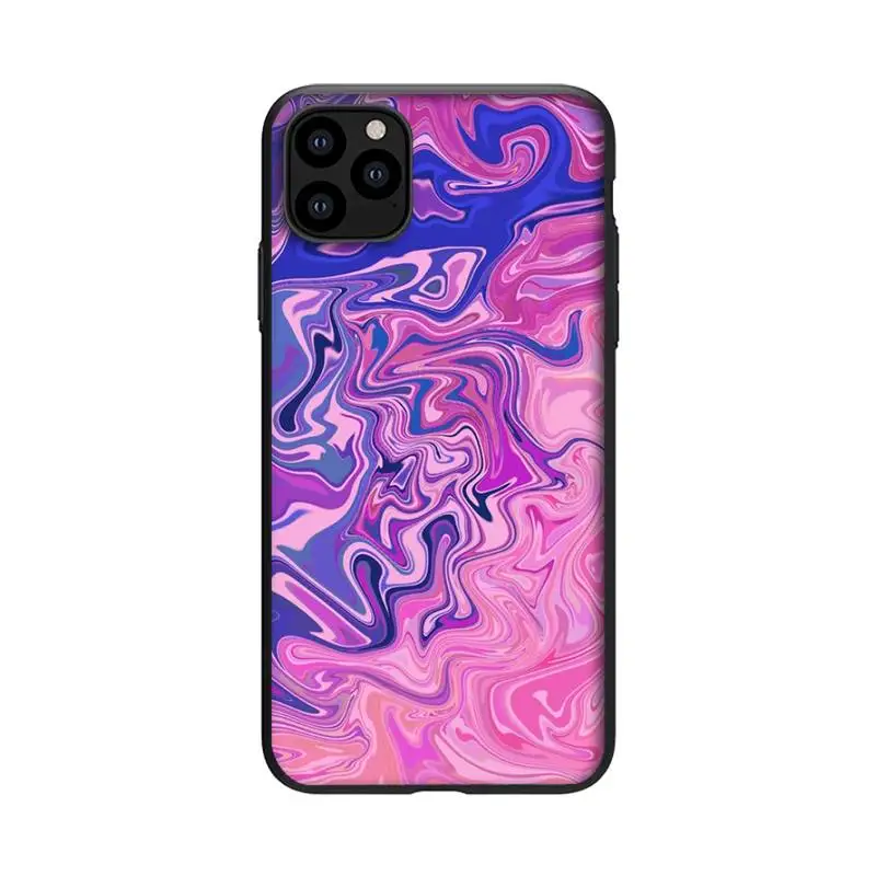 

Gorgeous Laser Marble Phone Case For Black-Iphone 5s 6 6s 7 8 11 12 X Xs Xr Pro Plus Max Mini Fundas Cover