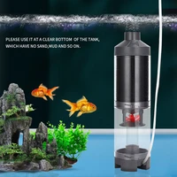 fish tank toilet fully transparent fish manure collector aquarium sewage automatic cleaner filter fish tank cleaning tools