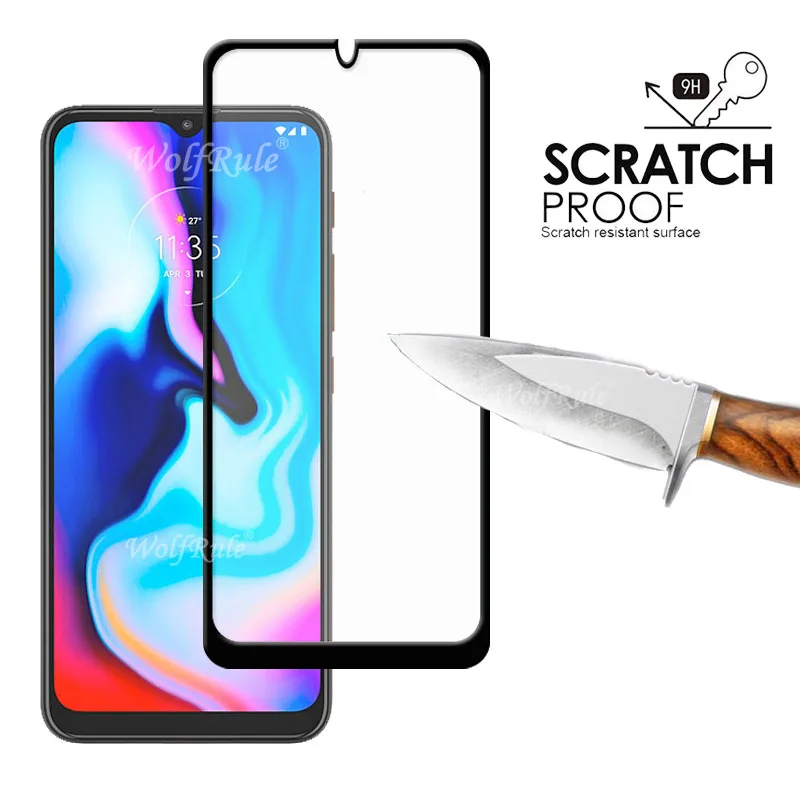 4 en 1 para Moto E7 Plus Glass para Motorola Moto E7 Plus Vidrio templado Full Glue HD Protector de pantalla para Moto E7 Plus Lens Glass-1
