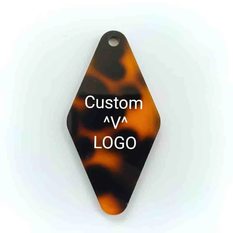 40 шт. акриловые мотельные брелки для ключей с индивидуальным изображением |