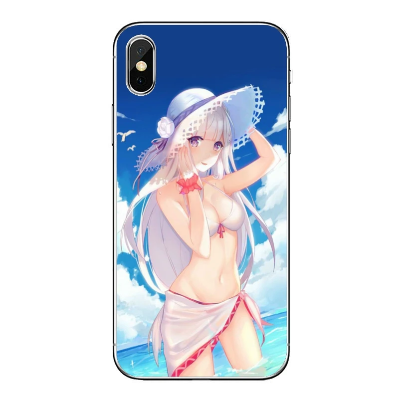 Чехол для Sony Xperia Z5 C6 L2 XA1 XA2 XZ1 XZ2 compact Premium LG G5 G6 G7 Q6 Q7 Q8 Q9 V30 V20 V10 anime beach girl|Бамперы| |