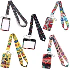 LX483 игровой Робот мультфильм ремень на шею ремешок для телефона веревка для ключей ID держатель для бейджа шнур ожерелье ремешок для петли подарки