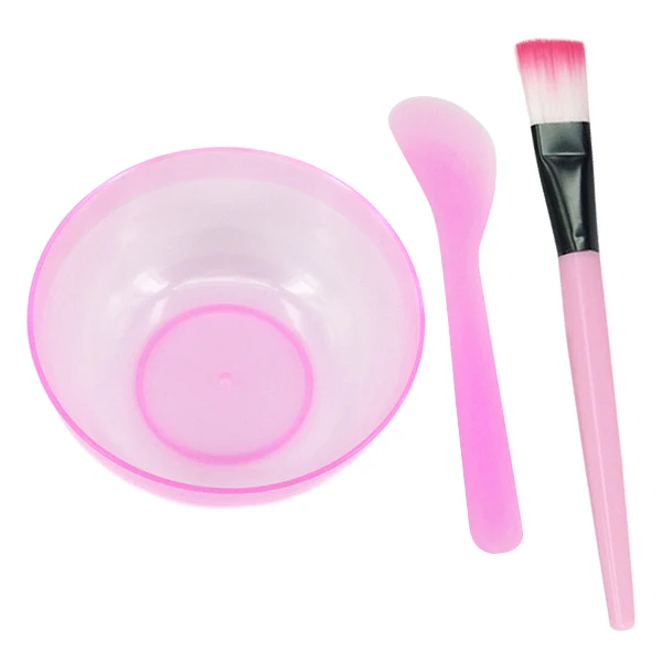 Маска для лица Набор чашек пластиковая щетка мешалка домашнего макияжа красота