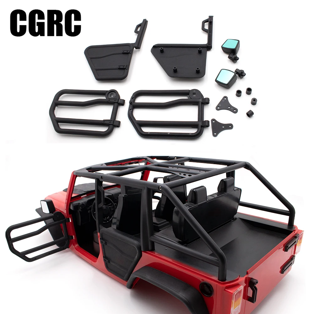 

Front Rear Door Rearview Mirror For For 1/10 RC Crawler Car AXIAL SCX10 Wrangler Body 313mm Wheelbase DIY Modification