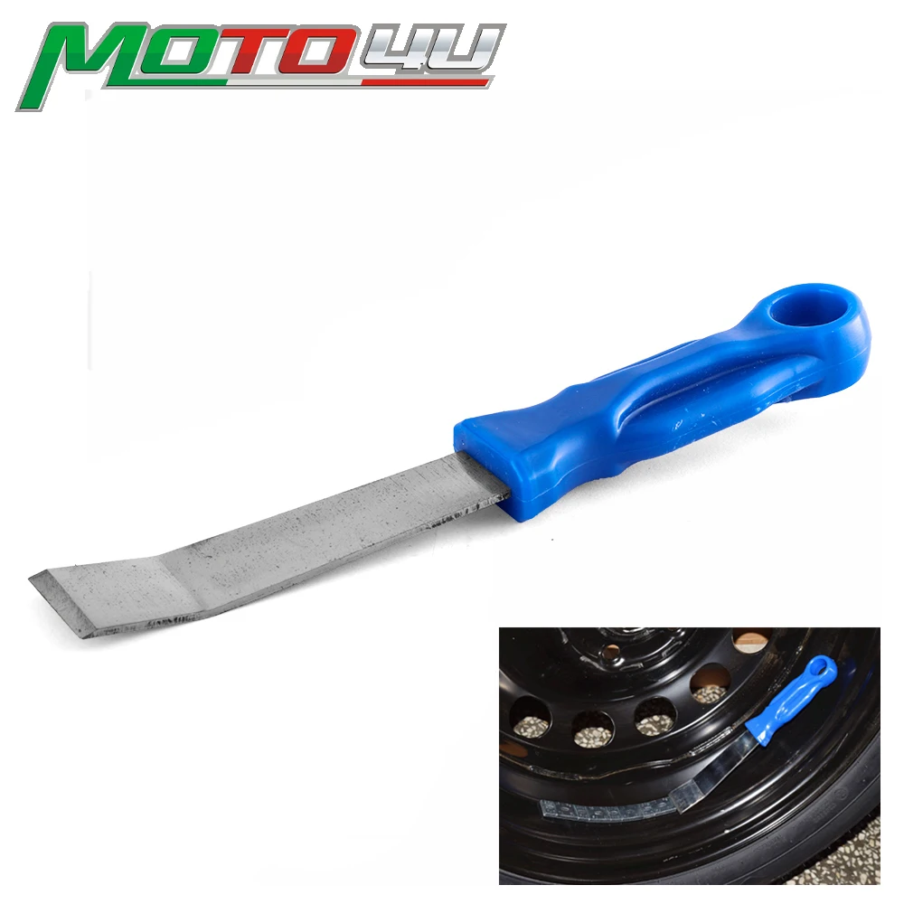 

New Metal Handle Scraper For Adhensive Stick On Wheel Weights Removal Tape Wheel Balancer Remover Tire Tool Cutter