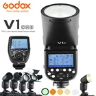 Godox V1 V1C V1N V1S TTL литий-ионная круглая головка вспышка для камеры Xpro фотоаксессуары набор 2,4G HSS 18000s Speedlite для Canon Nikon Sony