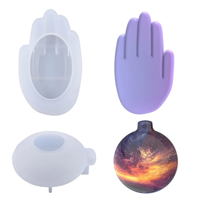 Light Bulb Pendant Crystal Epoxy Resin Mold Home Decorations Silicone Mould DIY Crafts Ornametns Casting Tools | Украшения и