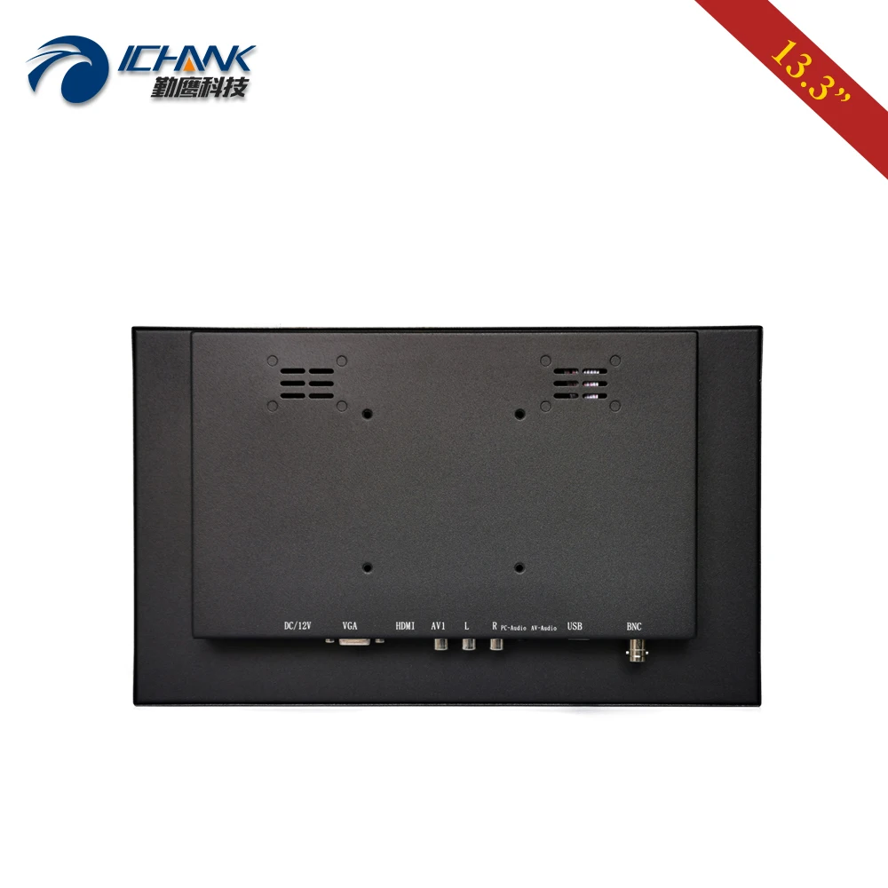 ZB133TN-56/13,3 дюйма 1920x1080p 16:9 USB HDMI VGA встроенный динамик пульт дистанционного управления монитор ПК ЖК-экран USB u-диск видеоплеер