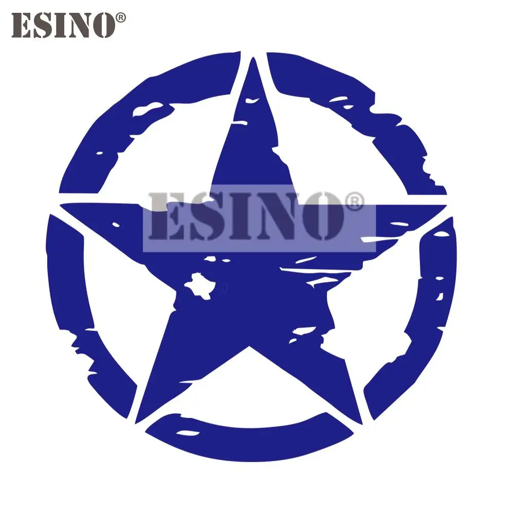 Стайлинг автомобиля модный стиль звезда армии США ПВХ 3D резьба украшение