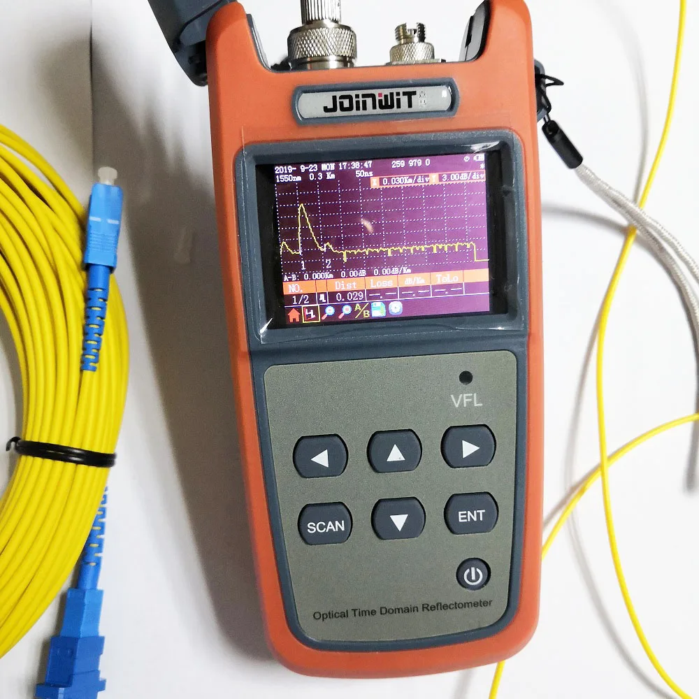 Free Shipping JW3305A Mini OTDR Fiber Optic Reflectometer Built-in Visual Fault Locator Function | Мобильные телефоны и