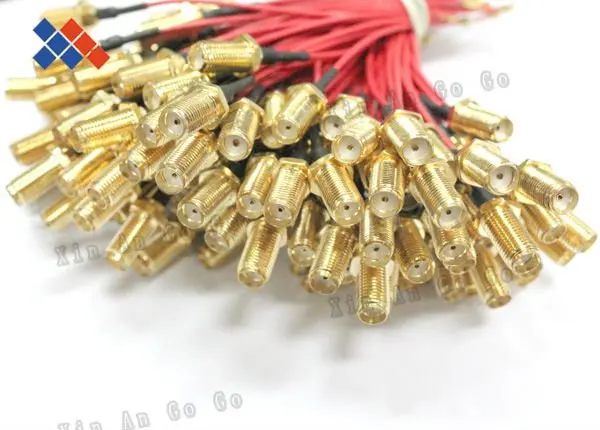 

10pcs Red color Antenna Converter Cable U.FL/IPX to SMA female connector 15CM 1.37mm Pigtail cable