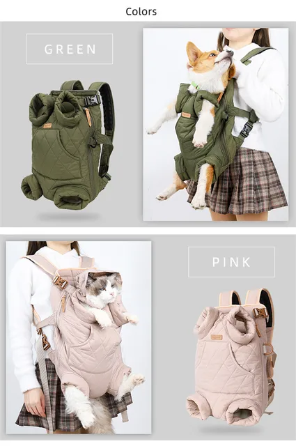 Zaino Porta Cani ALLSOPETS Regolabile - Per Viaggi, Escursioni E Campeggio (Grigio Argento, XL) - Foto 5