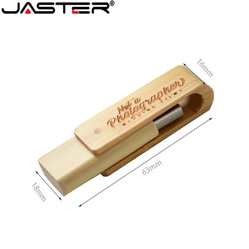 Деревянный поворотный usb флэш-накопитель JASTER из натурального дерева 4 ГБ 8 16 32 64 |