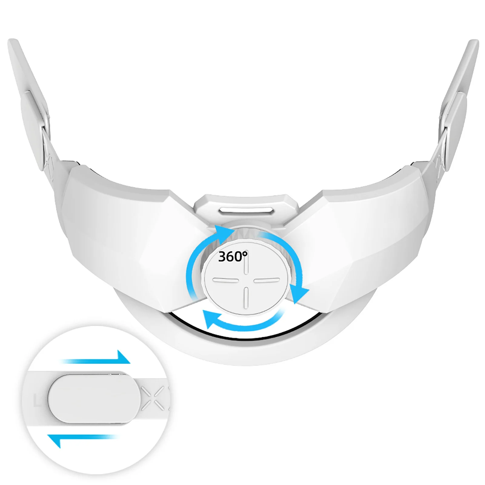 

Adjustable Head Strap For Oculus Quest 2 Elite Strap VR Headband Foam Pad Replacement Strap- Enhanced Support&Comfort