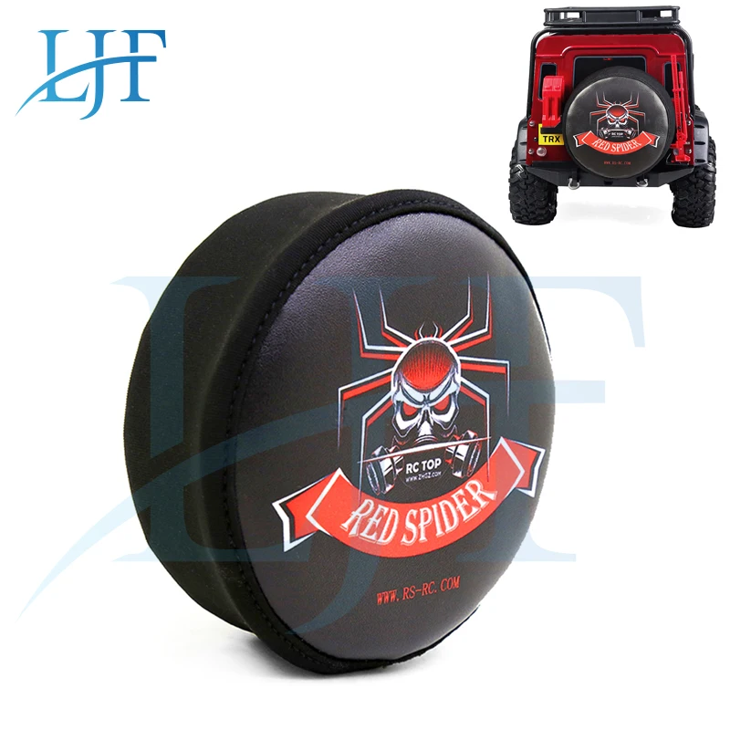 

LJF 1 шт. RC автомобиль украшения из искусственной кожи Чехол запасного колеса для 1/10 RC Гусеничный Traxxas TRX4 осевой SCX10 призрак RC4WD D90 Tamiya по супер скидке CC01