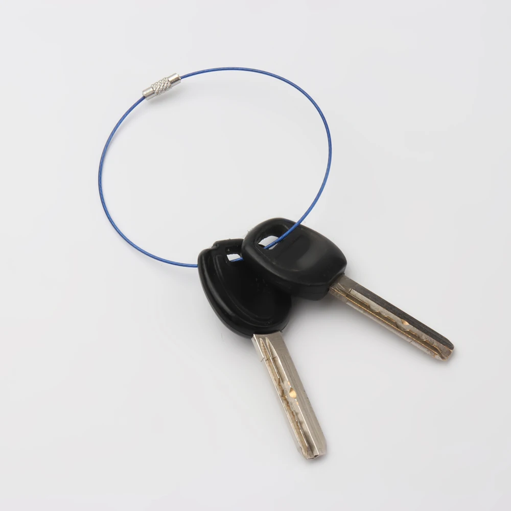 Круглый брелок для ключей из нержавеющей стали 20 цветов | Украшения и аксессуары