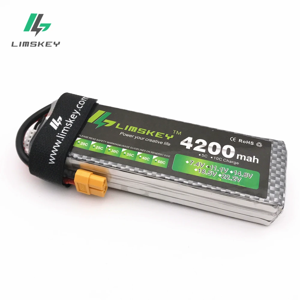 Limskey power 3S 11 1 В 4200 мАч литий полимерный аккумулятор 30c для вертолета четырехосевой