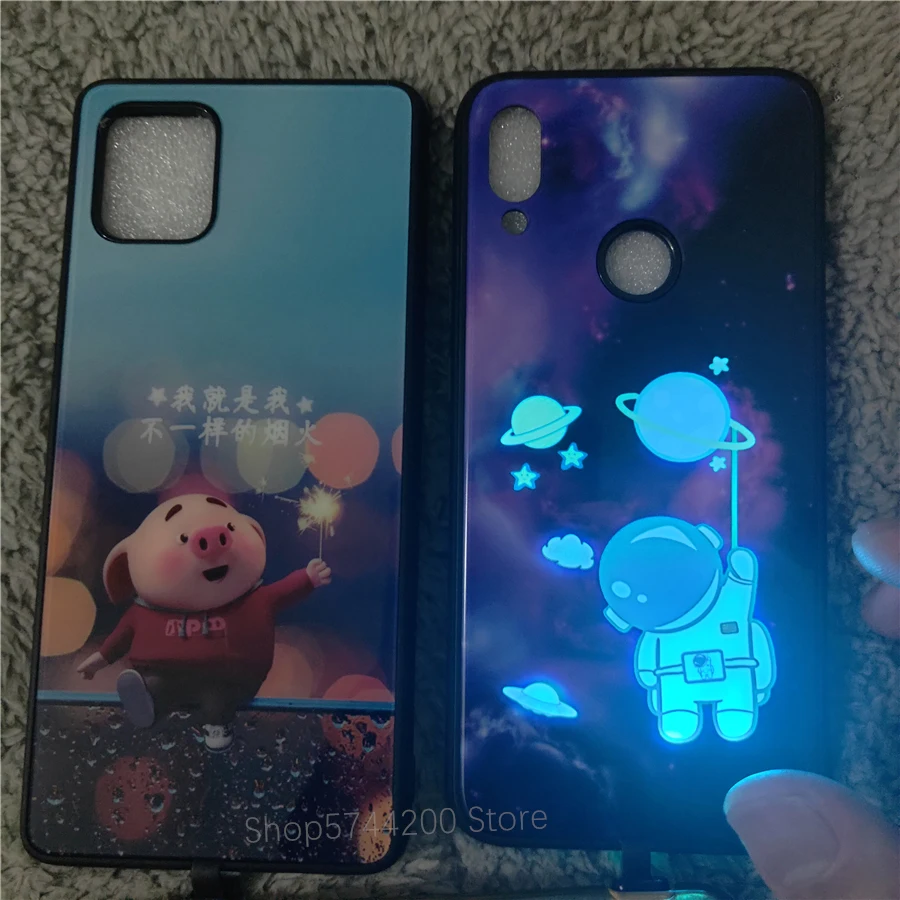 Чехол со светодиодной вспышкой для телефона Samsung J4 J6 2018 Plus J7 Pro Prime J7Plus J8 M20 M30 M31 M51 -