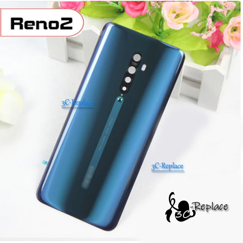 Новинка 6 5 дюйма для Oppo Reno2 / Reno 2 2Z Z F задняя крышка батарейного отсека чехол заднее