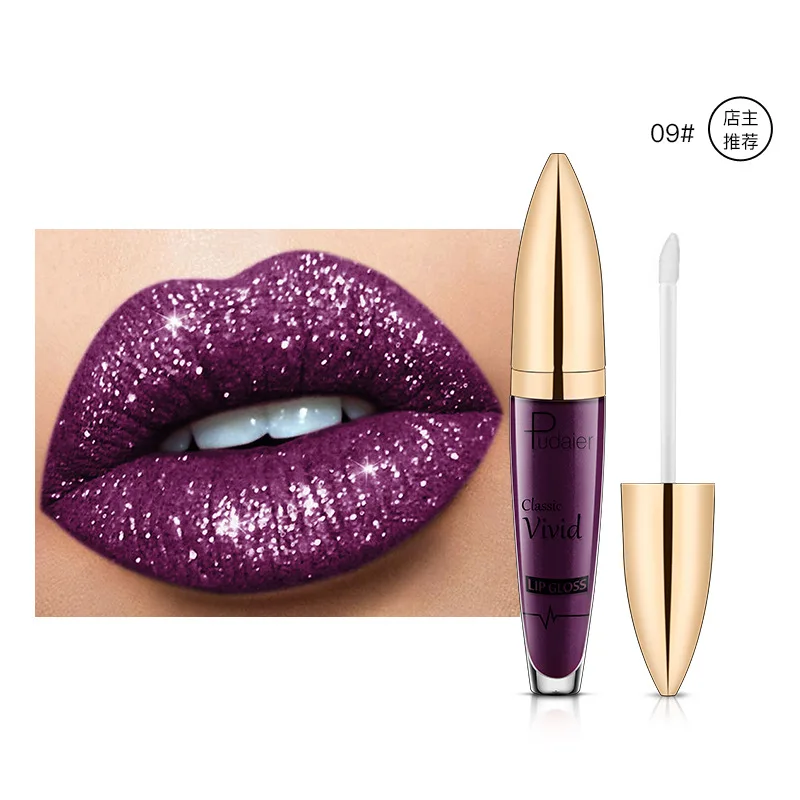 

Matte Pearlescent Lip Gloss Non-stick Diamond Lip Gloss Long Lasting and Easy on Makeup Mac Lipstick