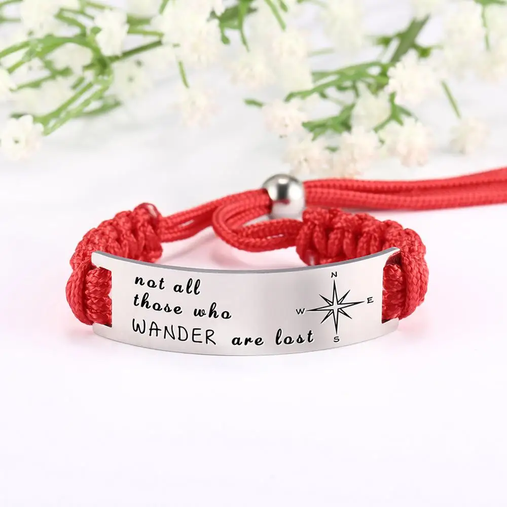 Браслеты Teamer из нержавеющей стали для мужчин браслеты в стиле панк с позитивным