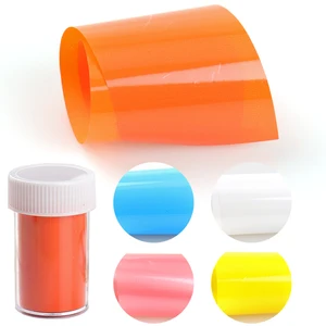 Дизайн ногтей наклейки из фольги для переноса белый оранжевый синий желтый красочный 4*100 см рулон полная красота прелести лак для ногтей Звездная бумага