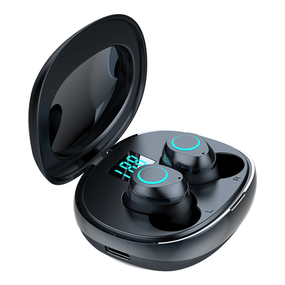 

9D стерео мини Беспроводной Bluetooth наушники С микрофоном сенсорный Управление Bluetooth наушники супер бас гарнитура Bluetooth для Android