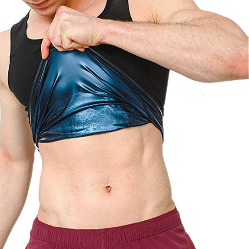 

Sweat Body Shaper Vest Sauna Vest Men Women Gym Fitness Advanced Running Sweatwear Suit Weight Loss Black Fat Burning