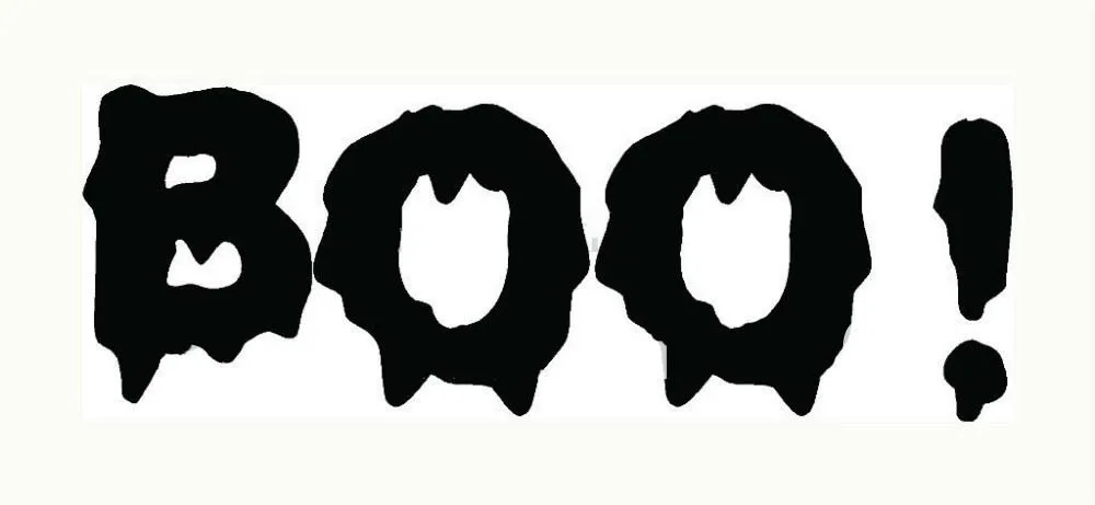Бу! Наклейка на Хэллоуин страшная забавная наклейка для Авто/бампера/окна